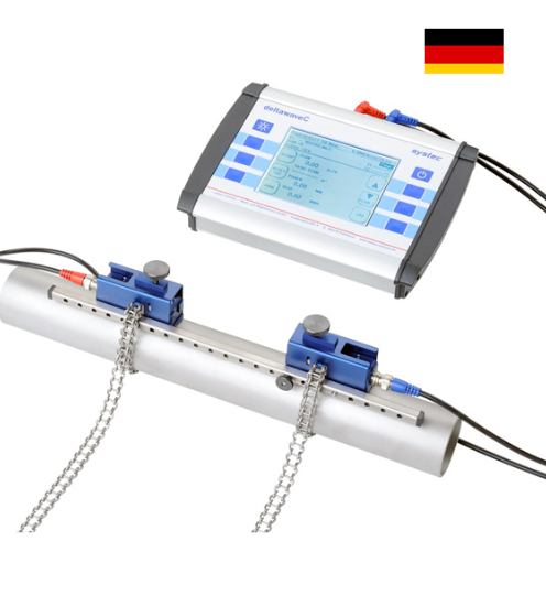 portable clamp-on ultrasonic flowmeter deltawaveC P